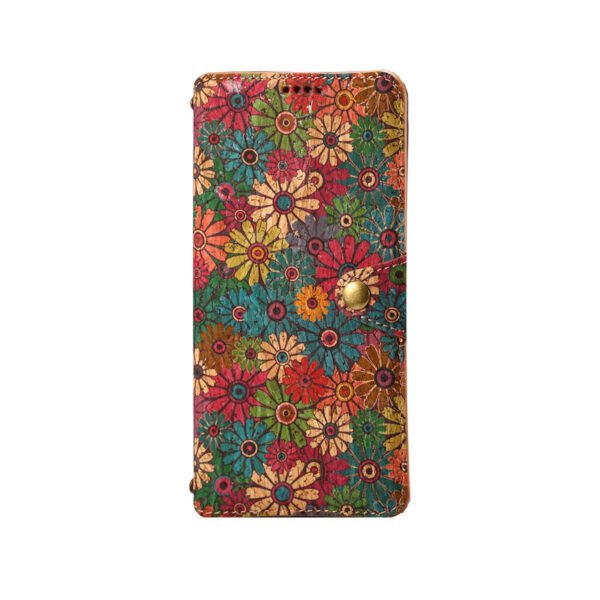 Vintage  Floral seasons Leather Wallet Case  ¨C Boho Chic Protection for iPhone Case