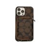 Coach iPhone Case With Wallet Coffee-LQB241412