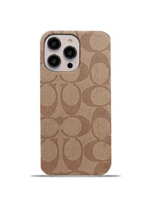 Classic Coach iPhone Case Coffee -JDK241426