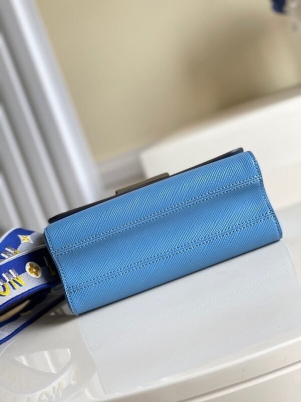 LV Twist MM Epi Blue For Women, Women¡¯s Handbags, Shoulder And Crossbody Bags 9.1in/23cm LV