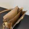 FI Touch Brown FF Fabric Bag For Woman 19cm/7.5in 8BT349AGY6F1FSM