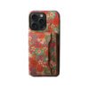 Vintage  Floral seasons Leather Wallet Case  ¨C Boho Chic Protection for iPhone Case