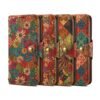 Vintage  Floral seasons Leather Wallet Case  ¨C Boho Chic Protection for iPhone Case