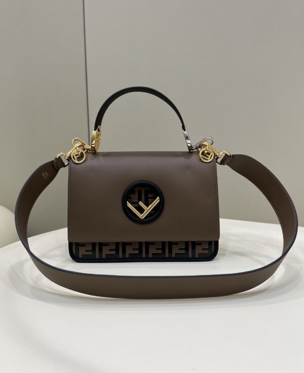 FI Kan I F Medium Brown Bag For Woman 18cm/7in 8BT284A651F13VK