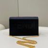 FI Wallet On Chain Mini Black Bag For Woman 13.5cm/5.5in