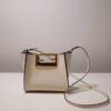 FI Way Small White Bag For Woman 17.5cm/7in