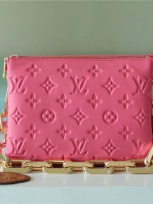 LV Coussin BB Monogram Light Pink For Women, Women¡¯s Bags, Shoulder And Crossbody Bags 8.3in/21cm LV