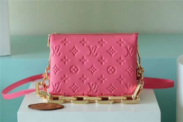 LV Coussin BB Monogram Light Pink For Women, Women¡¯s Bags, Shoulder And Crossbody Bags 8.3in/21cm LV