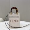 FI Sunshine Shopper White Mini Bag For Woman 13cm/5in
