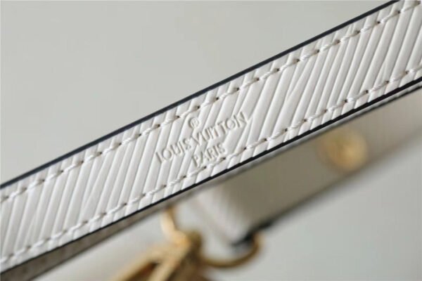 LV Twist MM Epi White For Women, Women¡¯s Bags, Shoulder And Crossbody Bags 9.1in/23cm LV