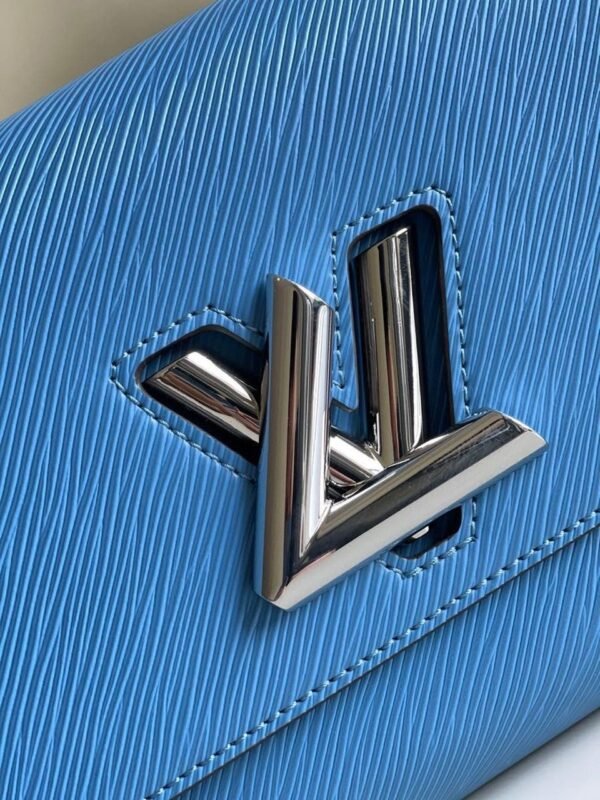 LV Twist MM Epi Blue For Women, Women¡¯s Handbags, Shoulder And Crossbody Bags 9.1in/23cm LV