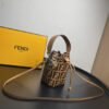 FI Mon Tresor Light Brown Mini Bag For Woman 18cm/7in