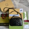 gg Marmont Matelasse Shoulder Bag Black For Women, Women’s Bags 9.5in/24cm gg