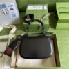 gg Bamboo 1947 Small Top Handle Bag Black  For Women 8.3in/21cm gg 675797 10ODP 1060