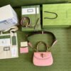 gg Bamboo 1947 Small Top Handle Bag  Pink  For Women 8.3in/21cm gg 675797 10ODT 5467