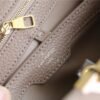 0b63004a LV Capucines BB Taurillon Smokey Brown Green/ Creme/ Pink For Women, Women’s Bags, Shoulder And Crossbody Bags 10.6in/27cm LV