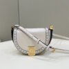 FI Moonlight Saddle White Bag For Woman 19cm/7.5in