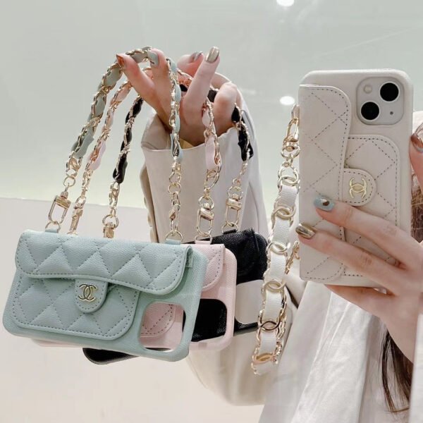 CN Pastel iPhone Cases Bag With Strap