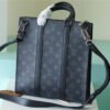 LV Sac Plat Cross Monogram Eclipse Reverse Canvas For Men, Bags, Shoulder And Crossbody Bags 11.2in/28.5cm LV M59664
