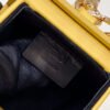 FI Logo Box Keychain Yellow Charm Bag For Woman 8cm/3in