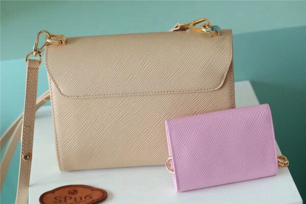 0eac6de8 LV Twist MM Bag Epi Beige/ Light Pink For Women, Shoulder and Cross Body Bags 9.1in/23cm LV