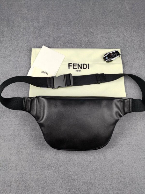 FI Little Monster Belt Bag Black/Yellow For Men, Men’s Bags 7.9in/20cm FF
