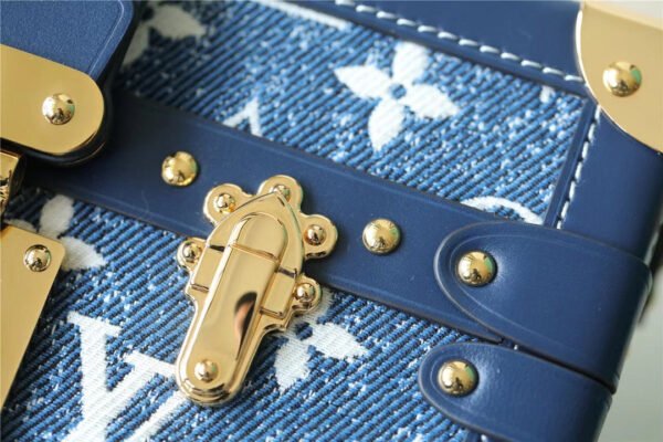 0f4e3f63 LV Petite Malle Jacquard Since 1854 Blue For Women, Women¡¯s Handbags, Shoulder Bags And Crossbody Bags 7.5in/19cm LV?