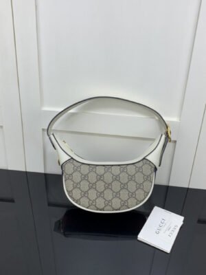 gg Ophidia gg Mini Bag Beige And Ebony gg Supreme Canvas For Women 7.9in/20cm gg 658551 96IWG 9794