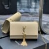 YSSL Kata Medium Chain Bag Beige With Tassel For Women 9.4in/24cm YSL