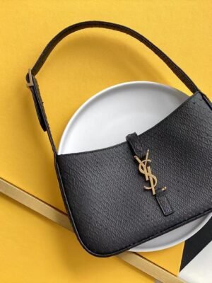 YSSL LE 5 ¨¤ 7 Hobo Bag Black Material For Women 9in/23cm YSL 657228EAAAU1000