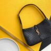 YSSL LE 5 ¨¤ 7 Hobo Bag Black In Embossed Material For Women 9in/23cm YSL 657228DZESW1062