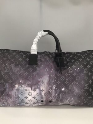 LV Keepall Bandouliere 50 Monogram Galaxy Canvas For Women, Travel Bags 19.7in/50cm LV