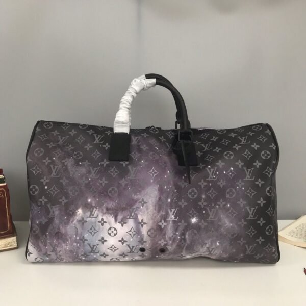 1-11 LV Keepall Bandouliere 50 Monogram Galaxy Canvas For Women, Travel Bags 19.7in/50cm LV