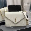 YSSL Gaby Chain Bag White With Gold Hardware For Women 10.4in/27cm YSL