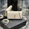 YSSL Kata 99 Chain Bag White With Gold Hardware For Women 10.2in/26cm YSL