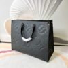 1-5 LV Onthego GM Monogram Empreinte Tote Bag Black For Women 41cm LV M44925