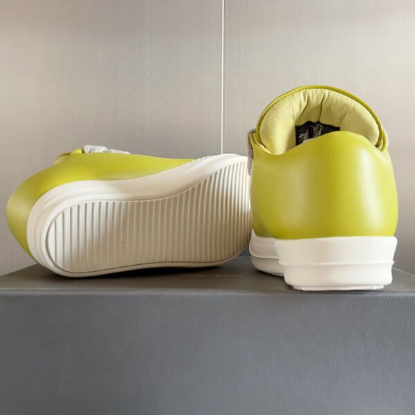 1._1_07be8cd2-3be0-4a0d-899c-41569da70360 Rick Owens Yellow Low-Top Sneakers