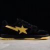 BAPE STA Low-Top Sneakers in Black and Yellow