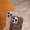 Classic Coach iPhone Case Brown -JDK241426