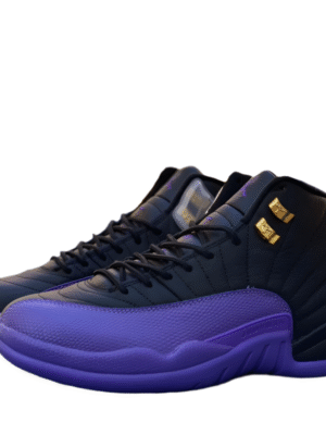 Jordan 12 Black/Field Purple-Metallic Gold-Taxi