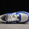 BAPE STA Low-Top Blue and White Patent Leather Sneakers