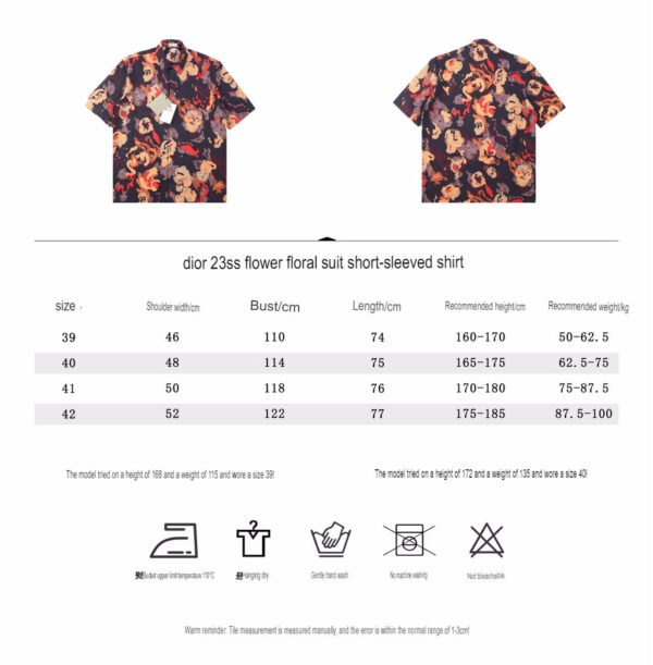 Dior Abstract Floral Print Shirt