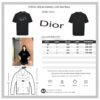 Dior Safety Pin Logo Black T-Shirt