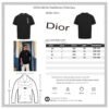 Dior Embroidered CD Logo T-Shirt (Black)