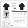 Gucci GG Monogram Black Short Sleeve Shirt