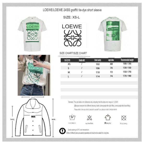 10.translated_88_8d24025b-cedc-4592-aeb6-d1936a7a2ace Loewe Green Graphic T-Shirt