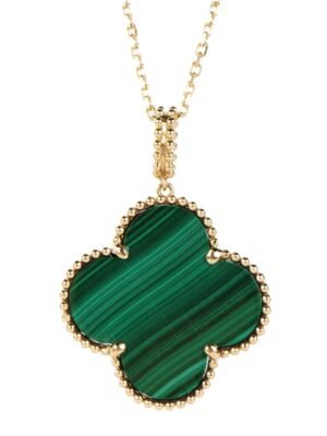 18K Magic Alhambra Malachite Necklace