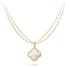 18K Magic Alhambra One Motif Pearl Necklace