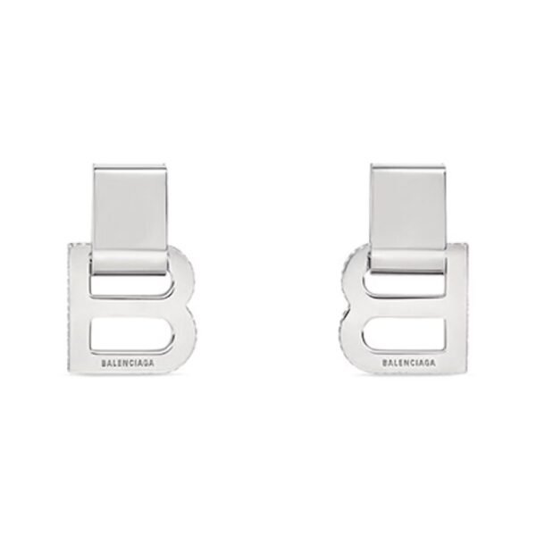 18K BB Hourglass Diamond Earrings