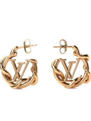 18k Louis Garden Louise Hoop Earrings